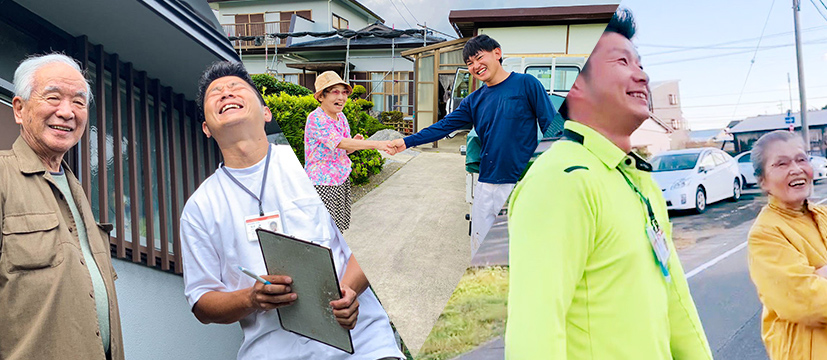 スタッフとお客様　写真